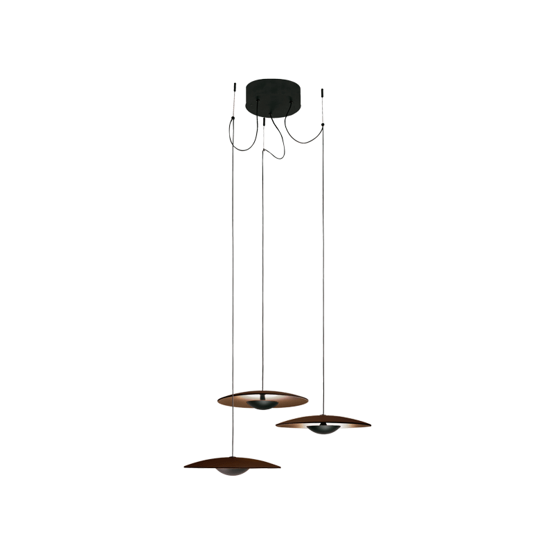 Lampadaire, LED, Ginger XXL 60, wengé, H202cm - Marset